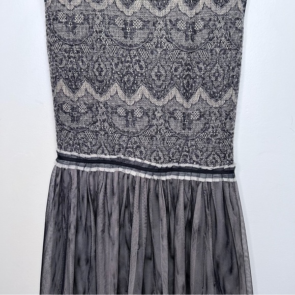 Anthropologie Weston Wear Fit and Flare Dress Size Large Balletcore - Picture 3 of 12